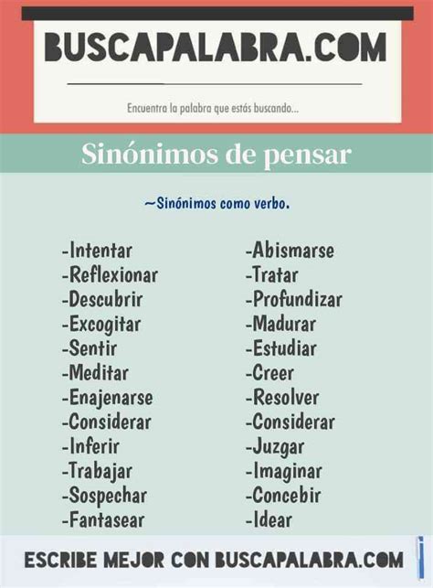 pensare sinonimi|sinónimos de pensar español.